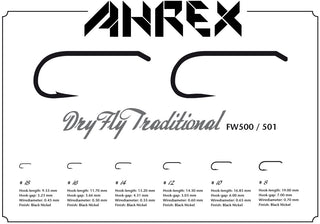 AHREX - FW501 - Traditional Dry Fly Hook