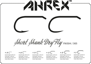 AHREX - FW505 - Short Shank Dry Fly Hook