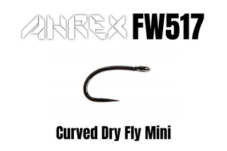 AHREX - FW517 - Curved Mini Dry Fly Hook