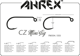 AHREX - FW555 - CZ Mini Jig Hook