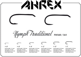 AHREX - FW561 - Traditional Nymph Hook