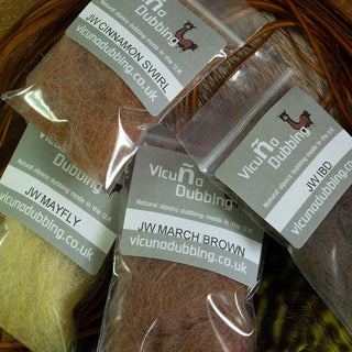 Vicuna Dubbing - JW Selected River Blends - Pack 1