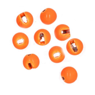 Fluoro Orange Slotted Tungsten Beads - Semperfli