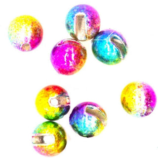 Rainbow Slotted Tungsten Beads - Semperfli