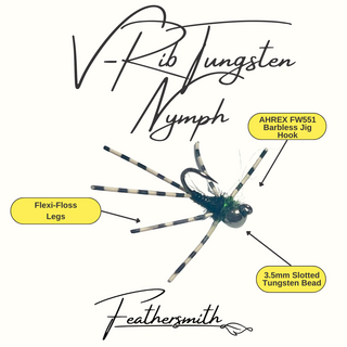 V-Rib Tungsten Nymph - Signature Series Fly Tying Kit